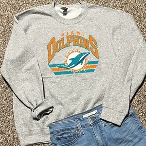 miami dolphins crewneck